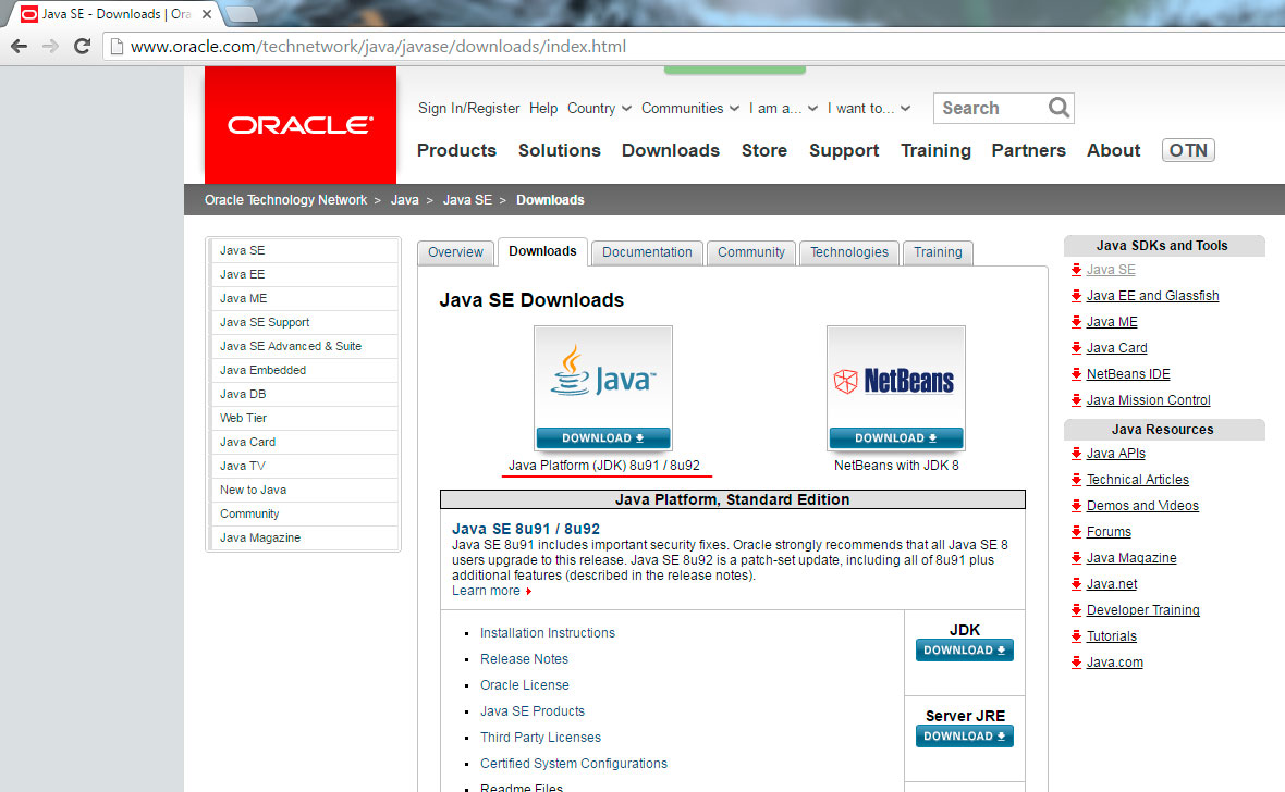 Oracle downloads, platforms